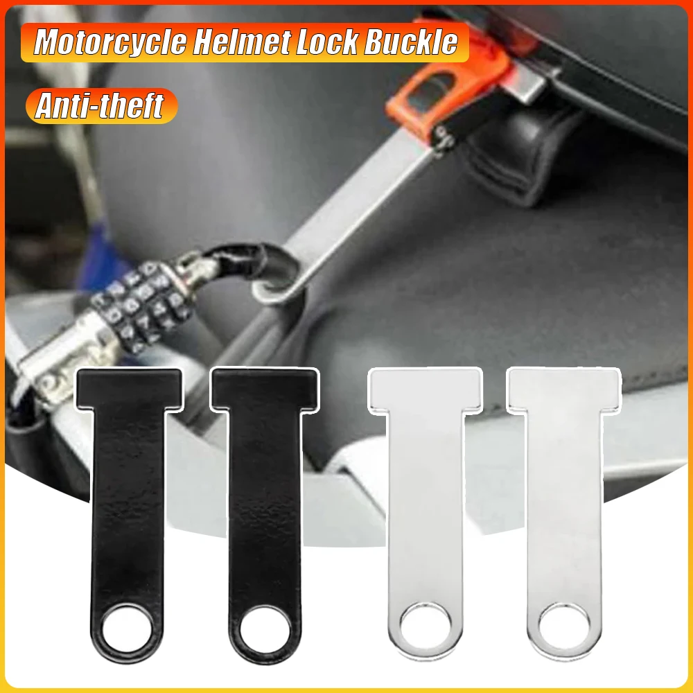 Quick Release Buckle Motorcycle Helmet - 1 Paar Diebstahlsichere Motorradhelm-Schlossschnalle mit Schnellverschluss,