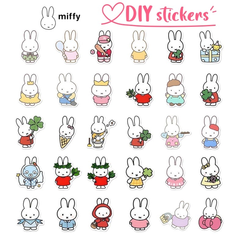 Atv Parts - Miffy Hochwertige Kreative Einfache Aufkleber Cartoon
