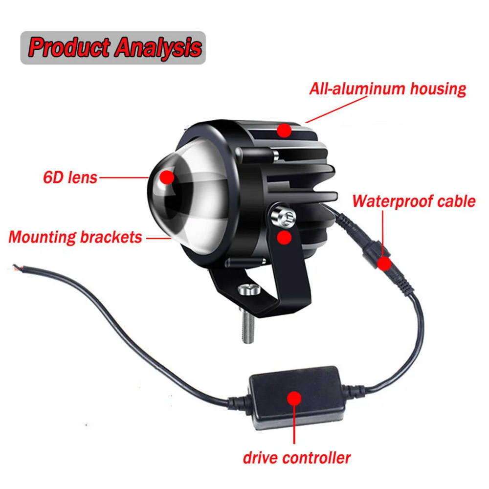 Motorrad Projektor Laser Licht – Universal Motorcycle Led Headlight Projector Bewertung und Preis