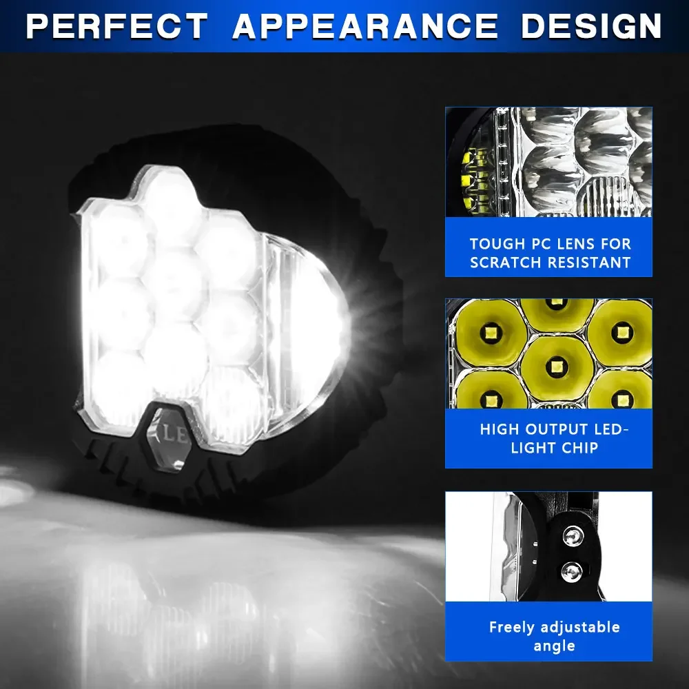 3 Zoll LED Such leiste Wok Lic – Universal Motorcycle Led Headlight Projector Bewertung und Preis